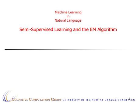 Semi-Supervised Learning