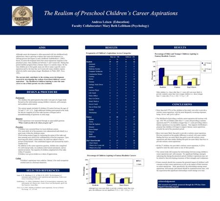 Although career development is often associated with late childhood/early adolescence, there is growing evidence that career development is a lifelong.