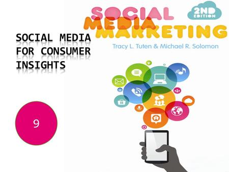 9. Learning Objectives  How do companies utilize social media research? What are the primary approaches to social media research?  What is the research.