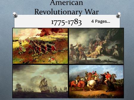 American Revolutionary War