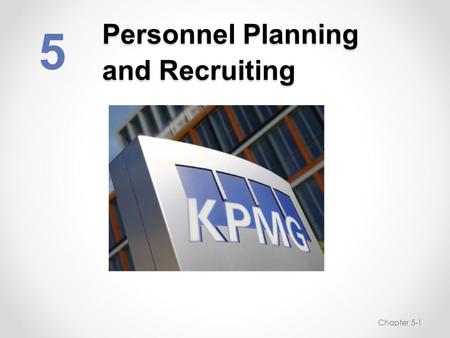 Personnel Planning and Recruiting