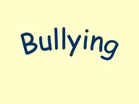 Although definitions of bullying vary, most agree that bullying involves: –Imbalance of Power: people who bully use their power to control or harm and.