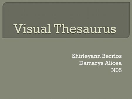 Shirleyann Berríos Damarys Alicea N05.  Web 1.0 is a retronym that refers to the state of the World Wide Web, and any website design style used before.