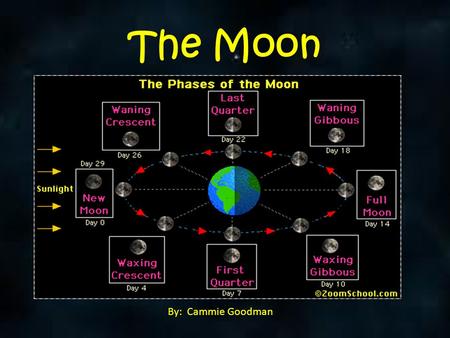 The Moon By: Cammie Goodman.