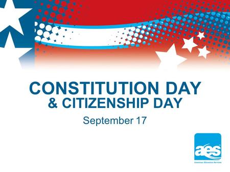 & CITIZENSHIP DAY September 17