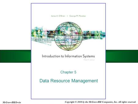 Data Resource Management