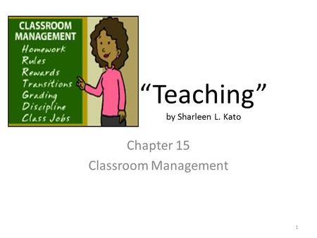 “Teaching” by Sharleen L. Kato