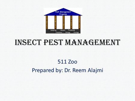 Insect pest management