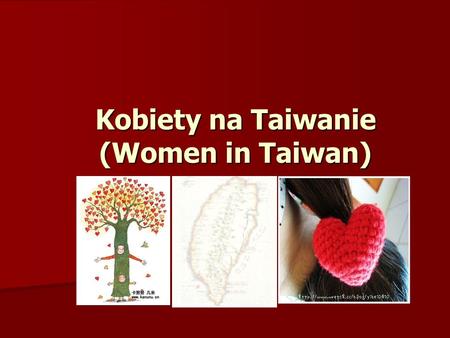 Kobiety na Taiwanie (Women in Taiwan). Population structure.