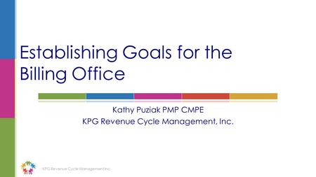 Establishing Goals for the Billing Office