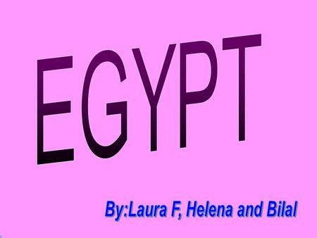 Egypt is in the north-east of Africa. There is a very important river that crosses the country.