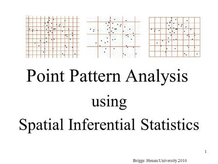 Point Pattern Analysis