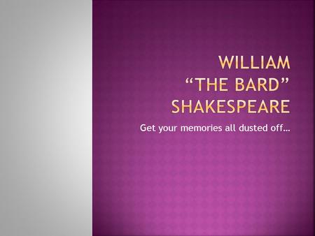 Get your memories all dusted off…. THE RULES: There will be 2 teams. Each team will have ONE speaker. Whenever the team agrees on an answer, the SPEAKER.