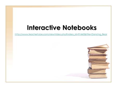 Interactive Notebooks