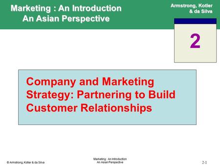 Marketing : An Introduction