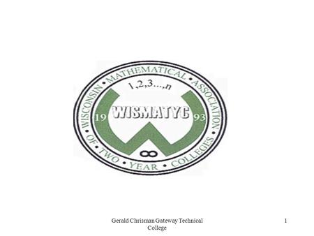 Gerald Chrisman Gateway Technical College 1. 2 Algebra II Series of parameter driven, algebra exercises involving factoring polynomial expressions, quadratic.