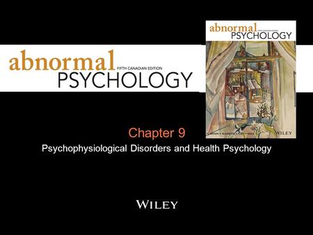 Psychophysiological Disorders and Health Psychology