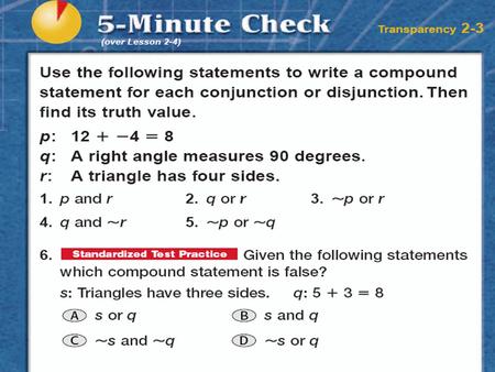 Conditional Statements  youtube. com/watch SOL: G.1a SEC: 2.3.