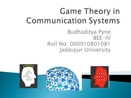 Budhaditya Pyne BEE-IV Roll No: 000910801081 Jadavpur University.