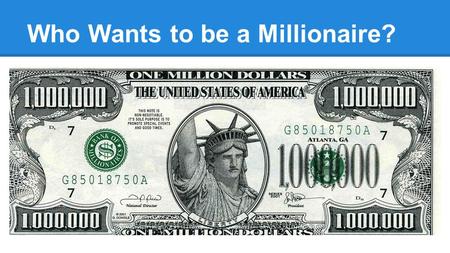 Who Wants to be a Millionaire?. Question for $1,000,000 in Aug. 1998: The most common permanently disabling birth defect in the United States is: ● Down.