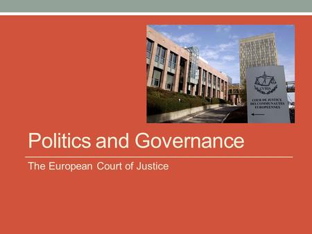 Politics and Governance