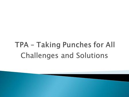 Challenges and Solutions.  In 1988-1989 it was believed Employers would manage all aspects of testing in-house  Contract directly with a laboratory.