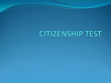 AMERICAN GOVERNMENT 1. What is the supreme law of the land?  Constitution 2. What does the Constitution do? ▪ sets up the government ▪ defines the government.