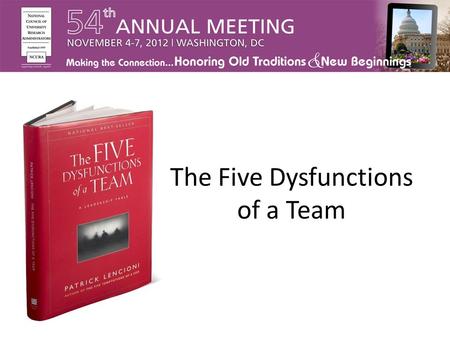 The Five Dysfunctions of a Team