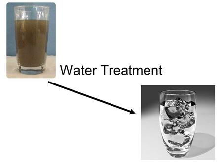 Water Treatment. What is the chemical formula for water?? H 2 O What do these letters mean? (Look at the periodic table) H = Hydrogen O = Oxygen Water.