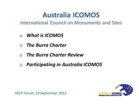 International Council on Monuments and Sites