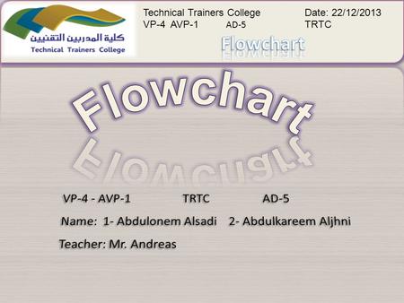 Introduction: Definition Introduction: Definition A flowchart is a diagram that describes a process or operation. It includes multiple steps, which the.