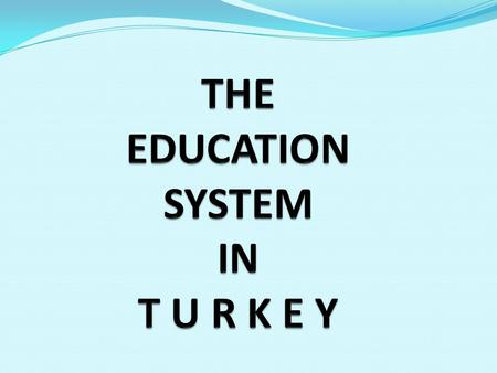 1- KINDERGARTENS Children between 3 and 6 years go to kindergartens 5 days a week. They usually stay at school from 9.00 to 5.00. They study Foreign.