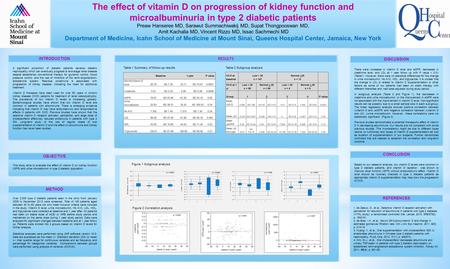 A significant proportion of diabetic patients develop diabetic nephropathy which can eventually progress to end-stage renal disease despite established.