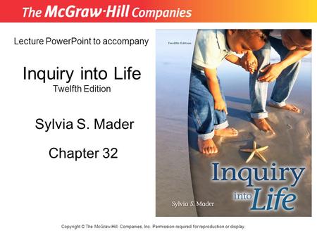 Inquiry into Life Twelfth Edition