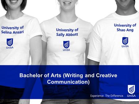 Bachelor of Arts (Writing and Creative Communication)