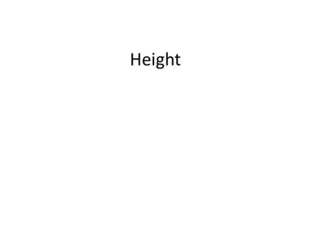 Height. Formulas Basic – a = ( v 2 − v 1 ) / t – v̄ = ( v 1 + v 2 ) / 2 – s = v̄ ∙ t Advanced – s = v 1 t + ½at² – v 2 2 − v 1 2 = 2as.