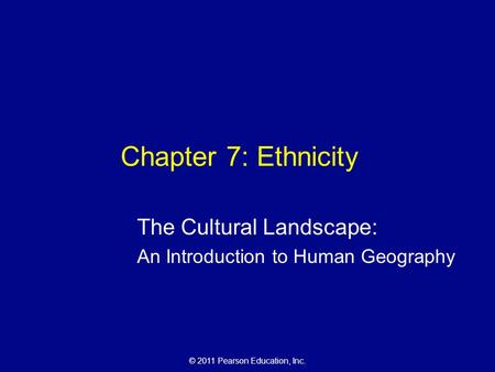 The Cultural Landscape: An Introduction to Human Geography