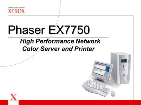 High Performance Network Color Server and Printer