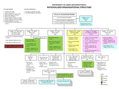 RATIONALIZED ORGANIZATIONAL STRUCTURE