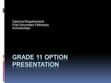 Diploma Requirements Post Secondary Pathways Scholarships.