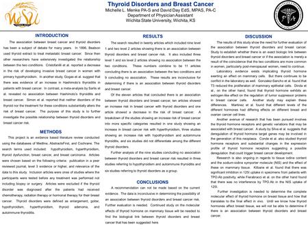 METHODS This project is an evidence based literature review conducted using the databases of Medline, AbstractsFirst, and Cochrane. The search terms used.