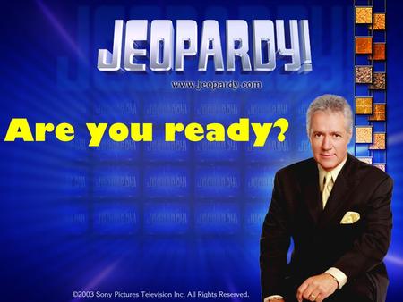 Are you ready?. Some reminders about the game: Answer the question on your sheet Circle the amount you win when you answer the question correctly These.