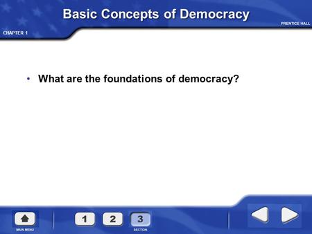 Basic Concepts of Democracy