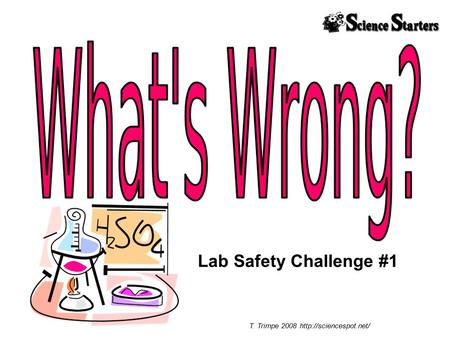 Lab Safety Challenge #1 T. Trimpe 2008