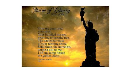 America was an attractive destination for European immigrants for several reasons. There were economic opportunities (jobs in factories,