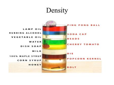 Density.