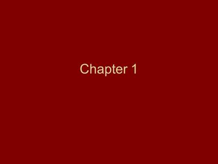 Chapter 1.