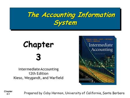 The Accounting Information System