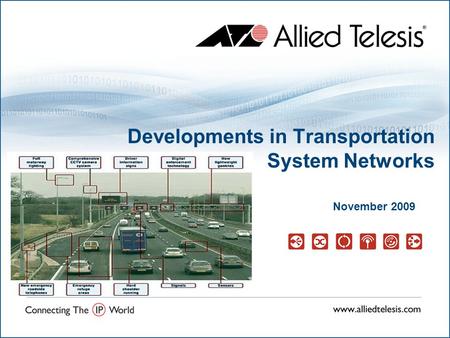 Developments in Transportation System Networks November 2009.