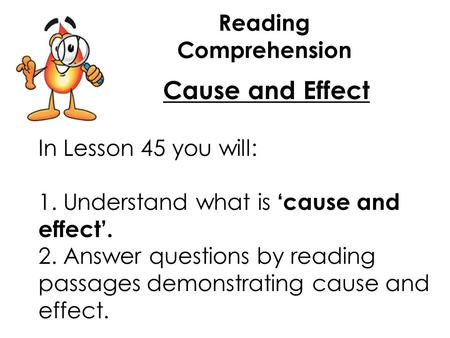 Reading Comprehension